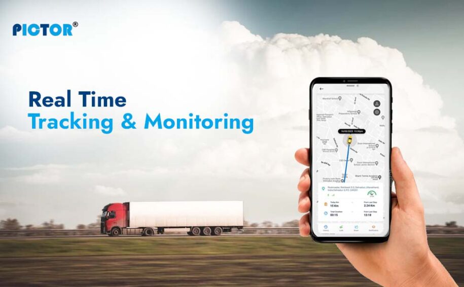 Real-time tracking and monitoring of vehicles