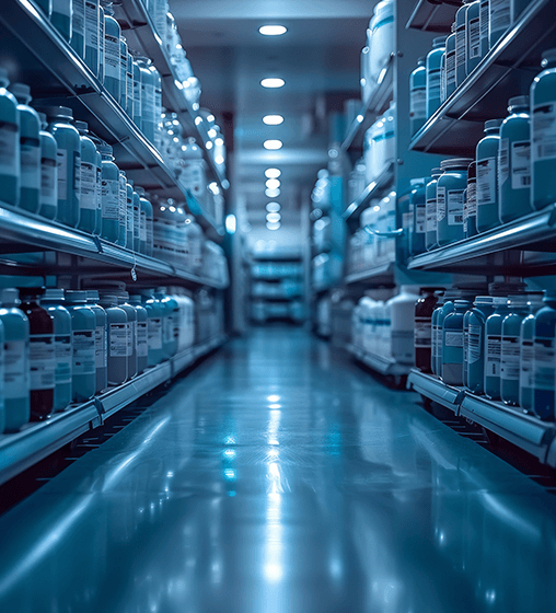 Cold chain temperature monitoring for pharmaceutical logistics