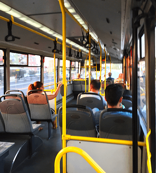 Bus fleet GPS tracking for public transport