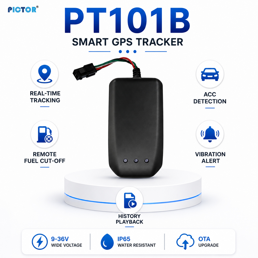 PT101B 4-Wire GPS Fleet Tracker with IO Ports