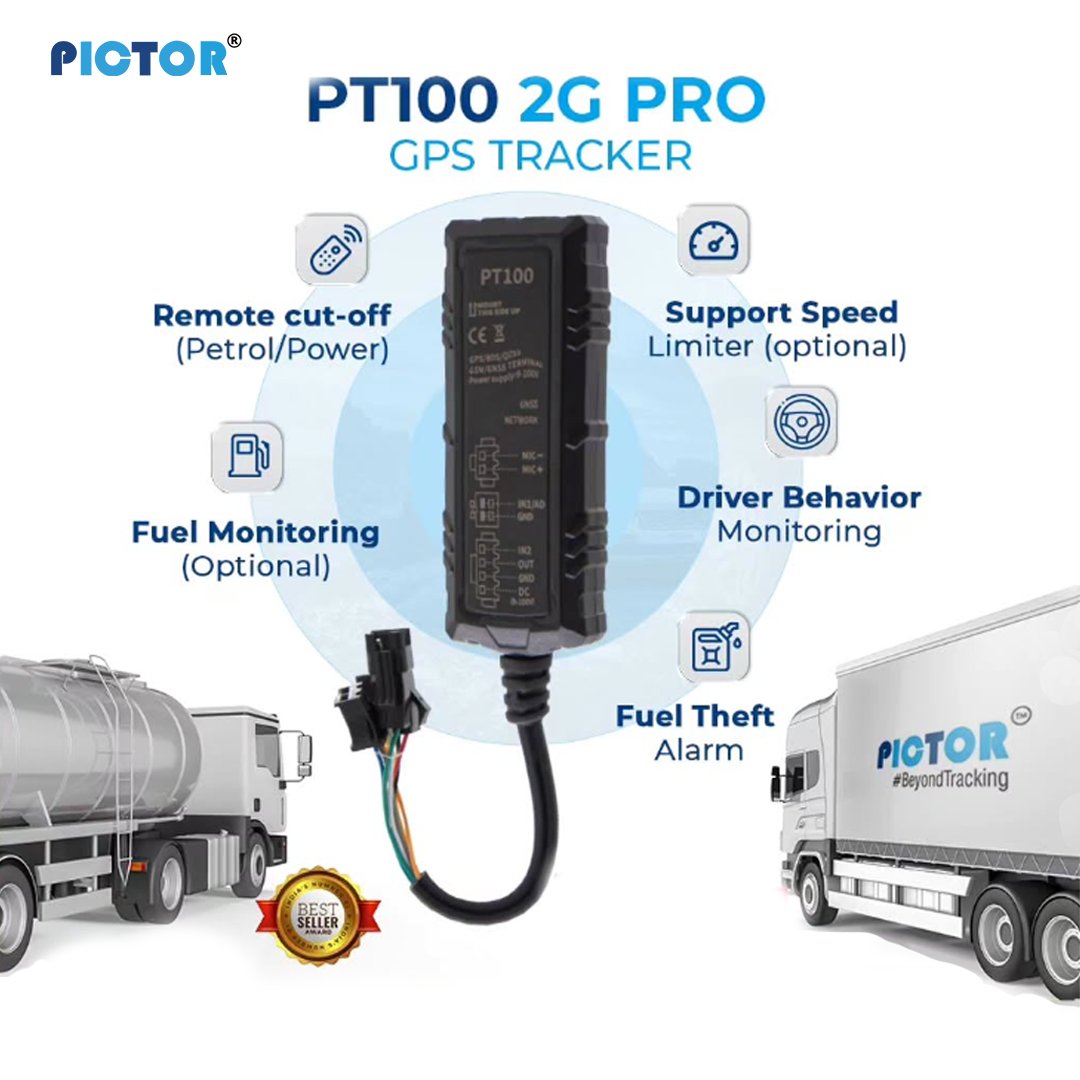 PT100 4G GPS Vehicle Tracker